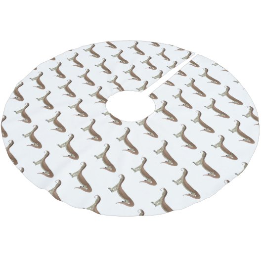 Jupon De Sapin En Polyester Brossé Monitor lizard (Angle)