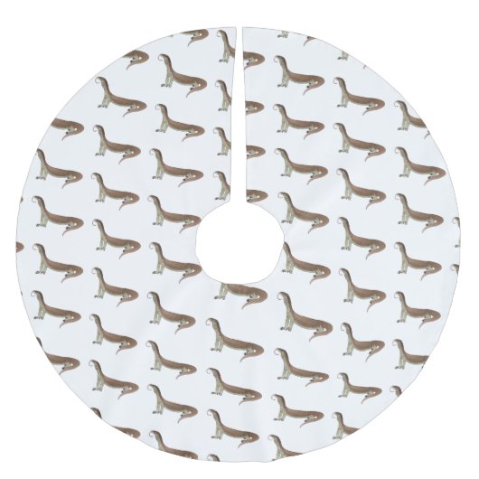 Jupon De Sapin En Polyester Brossé Monitor lizard (Devant)