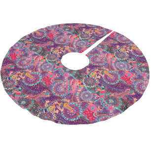 Jupon De Sapin En Polyester Brossé Monogramme animal 2 du motif   de style ethnique