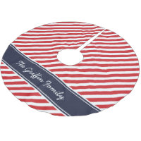 Monogramme des bandes de rapaces rouge et marine