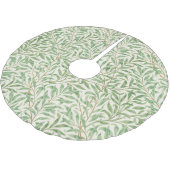Jupon De Sapin En Polyester Brossé Morris - Antique willow leaves & Branches Pattern (Angle)