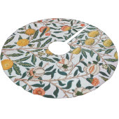 Jupon De Sapin En Polyester Brossé Morris Light Background Antique Pomegrana Pattern (Angle)