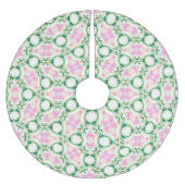 Jupon De Sapin En Polyester Brossé Motif Abstrait géométrique rétro #8 (Devant)