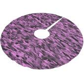 Jupon De Sapin En Polyester Brossé Motif Abstrait Violet Noir (Angle)