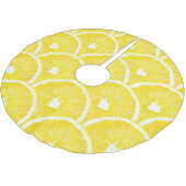 Jupon De Sapin En Polyester Brossé Motif Arrière - plan de pâte orange vibrant (Angle)