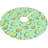 Jupon De Sapin En Polyester Brossé Motif Avocado (Angle)