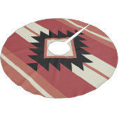 Jupon De Sapin En Polyester Brossé Motif Aztec (Angle)