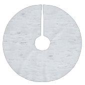 Jupon De Sapin En Polyester Brossé Motif Birch Tree (Devant)