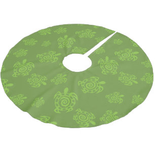 Jupon De Sapin En Polyester Brossé Motif bleu tortue