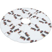 Jupon De Sapin En Polyester Brossé Motif d'art autochtone du sud-ouest (Angle)