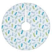 Jupon De Sapin En Polyester Brossé Motif de bascule électronique (Devant)