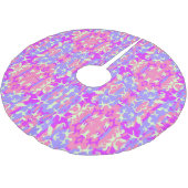 Jupon De Sapin En Polyester Brossé Motif de camouflage numérique rose mignon (Angle)