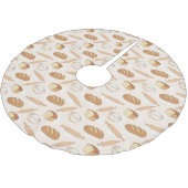 Jupon De Sapin En Polyester Brossé Motif de cuisson cosy (Angle)