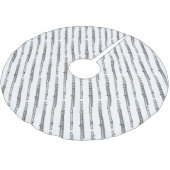 Jupon De Sapin En Polyester Brossé Motif de dessin de flux (Angle)