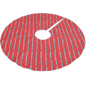 Jupon De Sapin En Polyester Brossé Motif de dessin de flux (Angle)