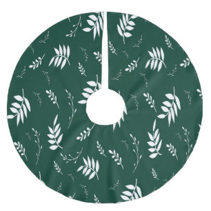 Jupon De Sapin En Polyester Brossé motif de feuille