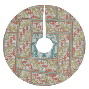 Jupon De Sapin En Polyester Brossé Motif de jonquille Art nouveau vintage Verneuil