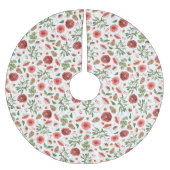 Jupon De Sapin En Polyester Brossé Motif de Noël (Devant)