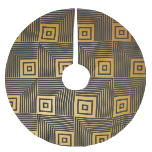 Jupon De Sapin En Polyester Brossé Motif de papier peint Art Déco Vintage