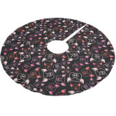 Jupon De Sapin En Polyester Brossé Motif de porcs (Angle)
