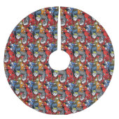 Jupon De Sapin En Polyester Brossé Motif de scooter de chats et de chiens (Devant)