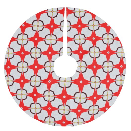 Jupon De Sapin En Polyester Brossé Motif de test rétroactif (Devant)