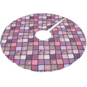 JUPON DE SAPIN EN POLYESTER BROSSÉ MOTIF DE TITRE MAROCAIN (Angle)