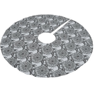 Jupon De Sapin En Polyester Brossé Motif de tortue de style
