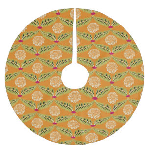Jupon De Sapin En Polyester Brossé Motif d'illustration traditionnel indien.