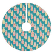 Jupon De Sapin En Polyester Brossé Motif Doodle d'ananas (Devant)