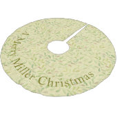 Jupon De Sapin En Polyester Brossé Motif écologique simple Noël (Angle)