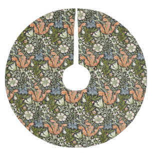 Jupon De Sapin En Polyester Brossé Motif floral Art Nouveau de William Morris Compton