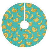 Jupon De Sapin En Polyester Brossé Motif Fruit Banana (Devant)