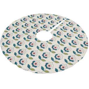 Jupon De Sapin En Polyester Brossé Motif Fun Jardin Retro
