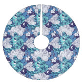 Jupon De Sapin En Polyester Brossé Motif funky Seashell (Devant)