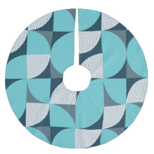 Jupon De Sapin En Polyester Brossé Motif géométrique créatif