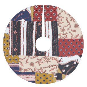 Jupon De Sapin En Polyester Brossé Motif géométrique de corde baroque