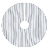 Jupon De Sapin En Polyester Brossé Motif graphique noir blanc moderne (Devant)