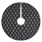 Jupon De Sapin En Polyester Brossé Motif maçonnique (noir) (Devant)