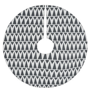 Jupon De Sapin En Polyester Brossé Motif moderne géométrique Abstrait