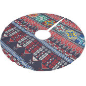 Jupon De Sapin En Polyester Brossé Motif Motif Palestinien Broderie. (Angle)