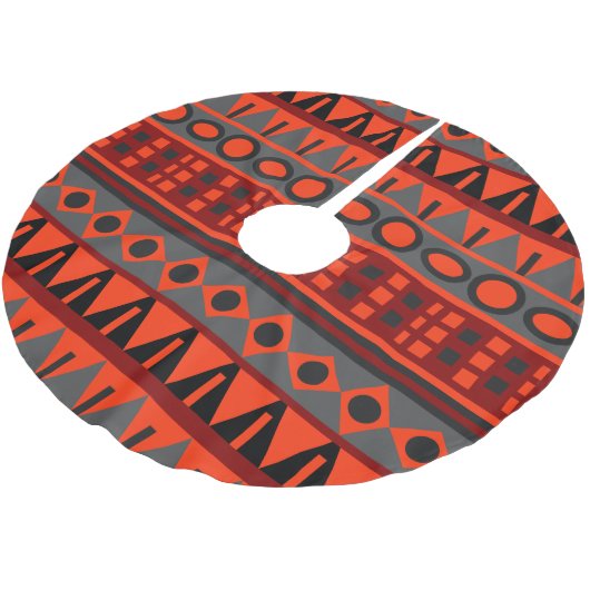 Jupon De Sapin En Polyester Brossé Motif natif Aztec (Angle)