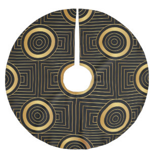Jupon De Sapin En Polyester Brossé Motif papier peint Art Déco vintage