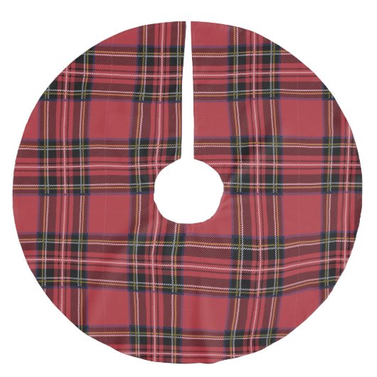 Jupon De Sapin En Polyester Brossé Motif Red Flannel (Devant)