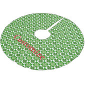 Jupon De Sapin En Polyester Brossé Motif shamrock Thunder_Cove (Angle)