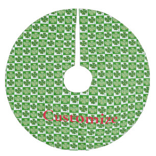 Jupon De Sapin En Polyester Brossé Motif shamrock Thunder_Cove