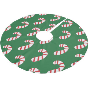 Jupon De Sapin En Polyester Brossé Motif sucre de canne