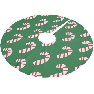 Jupon De Sapin En Polyester Brossé Motif sucre de canne
