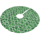 Jupon De Sapin En Polyester Brossé Motif Tortue Shell (Angle)