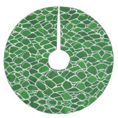 Jupon De Sapin En Polyester Brossé Motif Tortue Shell (Devant)